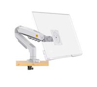 F80 17"-30" LCD LED Monitor Arm Desktop Holder Screen Stand Gas Spring Full Motion Gas Strut 2-9kg White Clamp USB(BLACK)