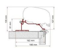 Fiamma F80/F65 Awning Adapter Kit Caravan Roof 290mm - 98655Z067