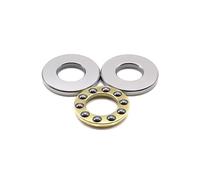 F9-17M Bearing 9X17X5 Mm Miniature F9 17 M Thrust Axial F9 17M Ball Bearings with Grooved Raceway 5PCS