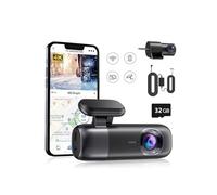 F9 Dash Cam 4K Front and Rear WiFi GPS Car Camera for Parking Mode Car Dvr for Night Vision Car Recorder By App Control(With HW kit)