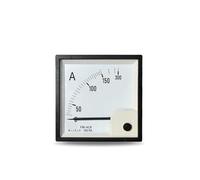 F96-ACB AC450/500/600V Ammeter Pointer10/30/50/75/100/200/250/300/400-3000-5A Instrument Single Phase 1Pcs(AC 250-5A)