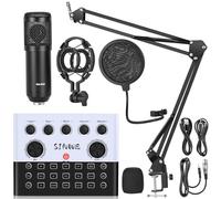 F993 podcast equipment bundle-white