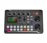 F998 Live Streaming Sound Card 8 Sound Modes for Voice Chat Accompaniment