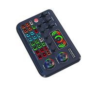 F999 Live Sound Card Auditory Sound Mixer For Singing Interviews And Podcast On Phones And Computers Compatible Streaming Sound Card