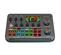 F999 Live Sound Card Voice Changer Digital Auditory Transmission Lossless Conversion For Singing Online