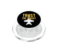 FA-18 Military Jet Fighter Aircraft Trust the Thrust PopSockets PopGrip for MagSafe