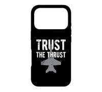 FA-18 Military Jet Trust the Thrust Distressed Design Case for iPhone 17 Pro