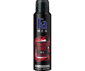 FA Attraction Force 48h Deodorant Spray for Men Pack of 6 x 150 ml