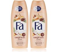 Fa Cocoa Butter & Coco Cream & Oil Shower Cream 250ml Pack Of 2 |Foambath |Gentle To Skin |Refresh Your Body & Mind |Shower Gel