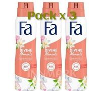 FA DIVINE MOMENTS DEODORANT CAMELLIA BLOSSOM SCENT FREE ALUMINIUM 3 x 150ml