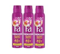 FA Energising Sunset Dream Deodorant Spray 3 x 150 ml