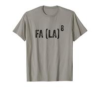 FA (LA)8 Funny Math Christmas T Shirt Fa La La La X Mas T-Shirt