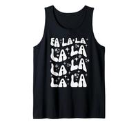 FA La La Christmas Trendy Vintage Retro Christmas Songs Tank Top