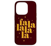 Fa La La La La Deck the Halls Cozy Christmas Carol Case for iPhone 14 Pro
