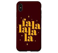 Fa La La La La Deck the Halls Cozy Christmas Carol Case for iPhone XS Max