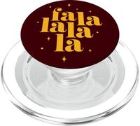 Fa La La La La Deck the Halls Cozy Christmas Carol PopSockets PopGrip for MagSafe