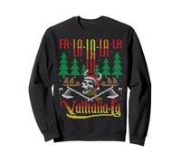 Fa-La-La-La Valhalla-La Norsk Viking Ugly Christmas Sweater Sweatshirt