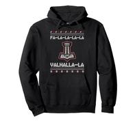 Fa-la-la-la Valhalla Ugly Christmas Viking Xmas Thor Hammer Pullover Hoodie