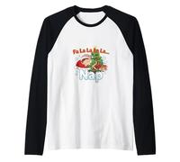 FA La Nap Funny Christmas Holiday Design Raglan Baseball Tee