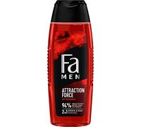 Fa Men 2-in-1 Body & Hair Shower Gel Attraction Force with Refreshing Fragrance of Bergamot & Lime, 250 ml