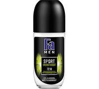 FA Men Energy Boost Roll-On Deodorant Pack of 6 x 50 ml