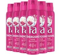 FA Pink Passion Deodorant Spray 150 ml Pack of 6 Annual Supply 6 x 150 ml