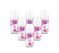 Fa - Roll-On Pink Passion Deodorant - 50 ml| Long-Lasting Freshness for Women X6