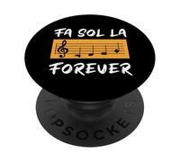Fa Sol La Sacred Harp Singing Folk Music Singer Shape Note PopSockets Adhesive PopGrip