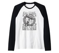 FA-Thor Like A Dad Just Way Mightier Raglan Baseball Tee