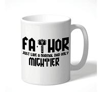 FA-Thor Mug - Like a Dad, Just Mightier, Funny Superhero Father's Day CMUG185