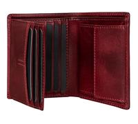 Fa.Volmer Genuine Leather Wallet | RFID Protection | 9 Card Slots + Coin Compartment | Includes Gift Box | VO47, Bordeaux red, M, Classic