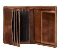 Fa.Volmer Genuine Leather Wallet | RFID Protection | 9 Card Slots + Coin Compartment | Includes Gift Box | VO47, Antique Brown, M, Classic