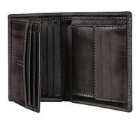 Fa.Volmer Genuine Leather Wallet | RFID Protection | 9 Card Slots + Coin Compartment | Includes Gift Box | VO47, Basalt Grey, M, Classic