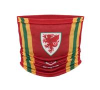 FA Wales Men's Retro Bar Snood in Red FA Wales Red One Size