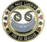 Fa. Wessel Poker Card Guard - I'M NOT LUCKY IM SO GOOD