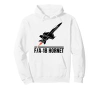 FA18 Hornet Fighter Jet Afterburner Climbing Vector Graphic Pullover Hoodie
