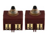 FA2-5/2W Momentary DPST NO Push Button Switch for Bosch GWS 6-100, 7-100, 8-100 Angle Grinder, 2-Pack