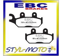 Ebc Fa-tt Series Carbon Offroad Fa645tt Brake Pads Black