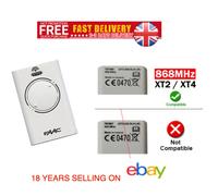 FAAC Remote Control Key Fob GATE BARRIER COPY Transmitter 2 Channel XT2 868SLH
