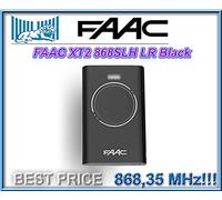 FAAC XT2 868 SLH LR Black. Remote Control, 868 MHZ Rolling Code Remote Control. Transmitter for the Automation Garage Door.