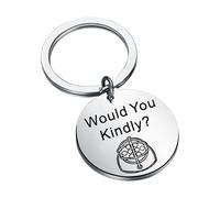 FAADBUK Bioshock Inspired Big Daddy Gift Bioshock Game Keychain Would You Kindly Video Game Gift S silver