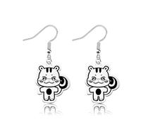 FAADBUK K-POP Group Earring K-POP Lover Gift K-POP Group Gift K-POP Group Fan Gift K-POP Merch, S, Metal, no