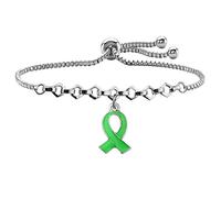 FAADBUK Kidney Disease Awareness Bracelet Kidney Disease Warrior Gift Kidney Warrior Gift Kidney Disease Fighter Gift CKD Gift, Adjustable (fits 7'' to 8.5'' wrists), Metal