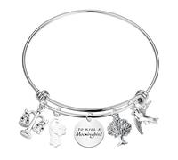 FAADBUK Kill Mockingbird Book Inspired Gift Harper Lee Gift Kill Mockingbird Bracelet for Bookish, S, Stainless Steel, no gemstone