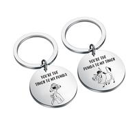 FAADBUK King Lion Cartoon Movie Inspired Gift Timon and Pumba Gift Best Friend Keychain You're the Timon to my Pumba, T&p Keychain, mid
