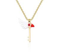 FAADBUK Sakura Star NK Star Wand Necklace and Keychain for Sakura Lovers