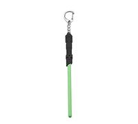 FAADBUK Wars Lover Gift Wars Darth Vader Lightsaber Keychain Wars Cosplay Gifts for Friend Family, Green K-s, stainless steel