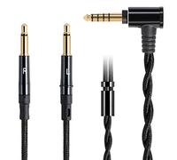 FAAEAL Balanced Cable Replacement for Hifiman Sundara HE4XX,HE400SE,Meze 99 Classics,Denon AH-D7200 Headphones,4.4mm to Dual 3.5mm Works on Sony WM1A,NW-ZX505 Digital Music Players(4.4mm)