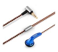 FAAEAL Headphones Iris 2.0 Without Mic Version,Wired Earphones with 3.5mm Plug,Durable Wired Ear Buds with Dynamic Crystal Clear Sound,Good Bass Earbuds,for Smartphones/PC/Tablet and More (Blue)