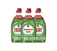 Faairry Original Washing Up Liquid Green with LiftAction | Dishes Grease Cleaner | 320ML | (Pack of 3)